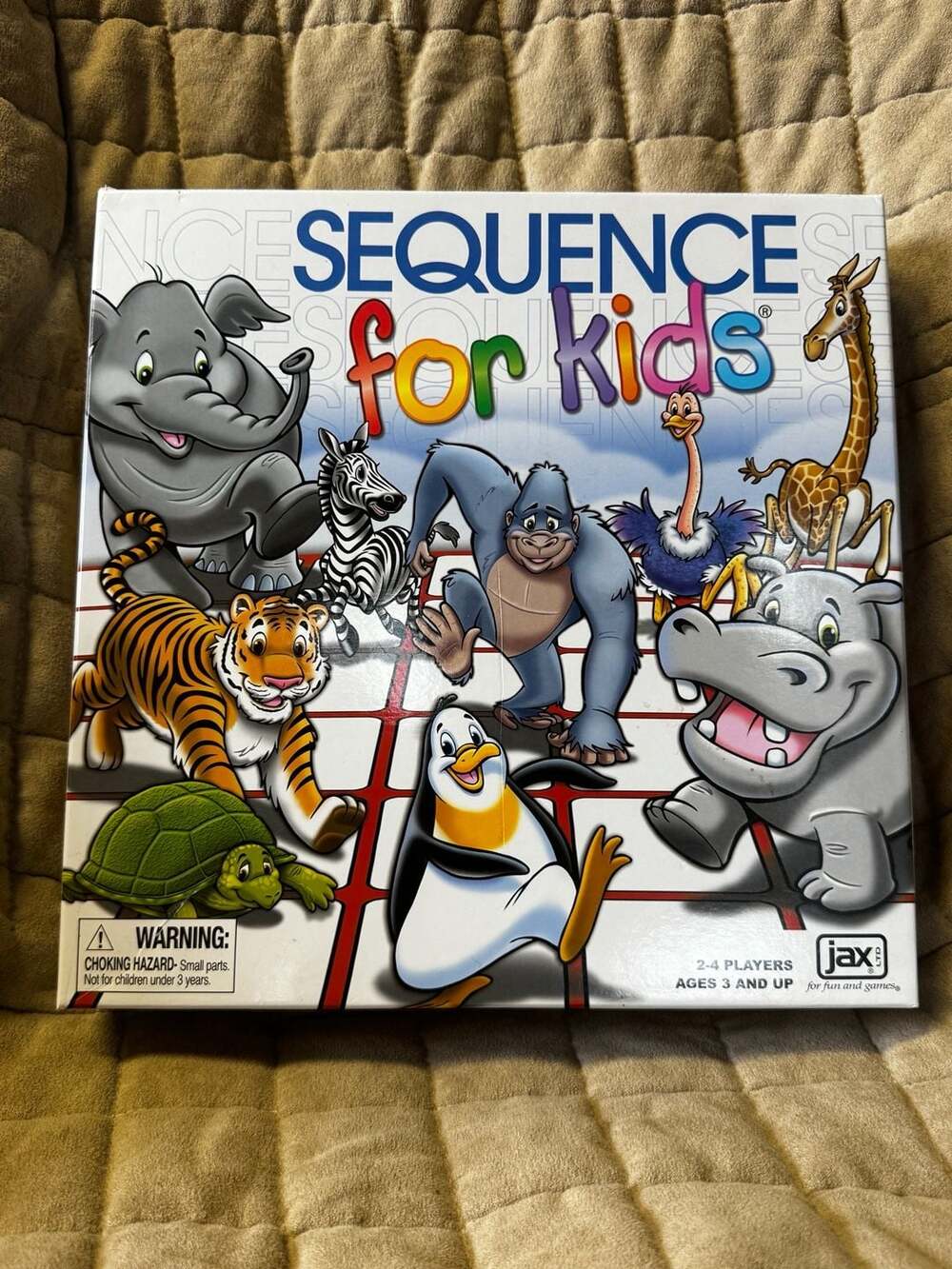 Jax Sequence for Kids Board Game COMPLETE